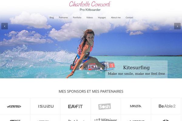 charlotteconsorti.fr site used Flat Theme