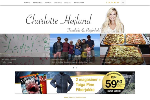 charlottehojlund.dk site used Hojlund