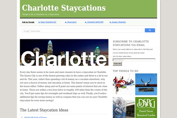 charlottestaycations.com site used Vigilance