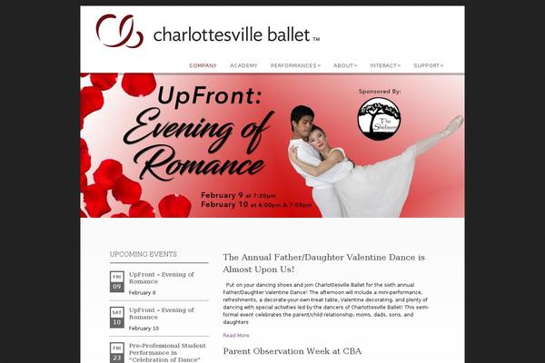 charlottesvilleballet.org site used Dandelion