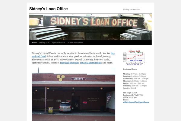 WordPress website example screenshot