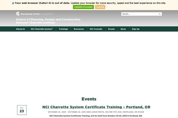 charretteinstitute.org site used Nci2016