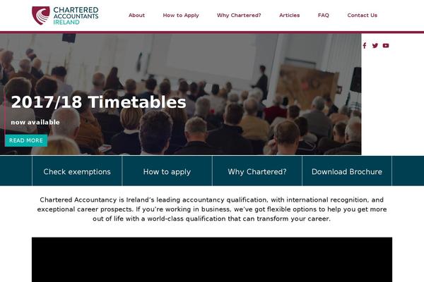 charteredcareers.ie site used Cc