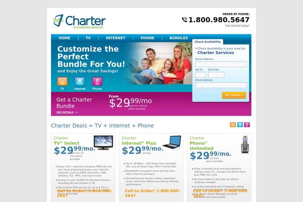 charternow.com site used Charter