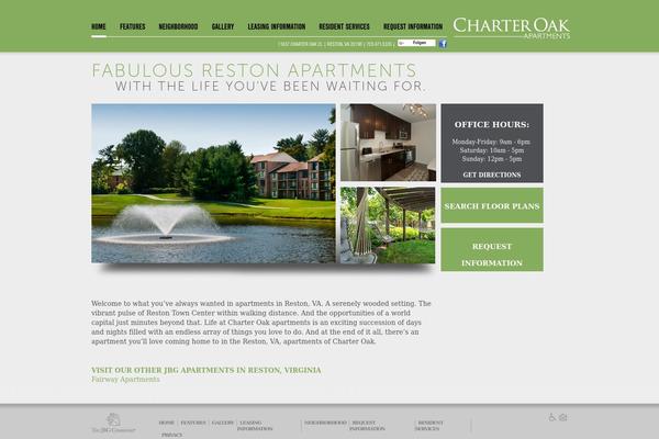 Charter theme site design template sample