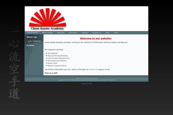 chasekarate.com site used Chase2col