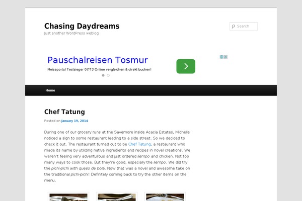 Twenty Eleven theme site design template sample