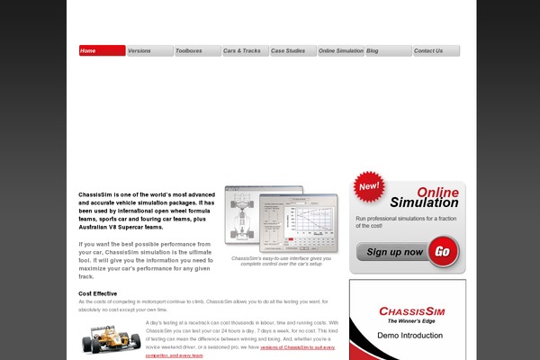 WordPress website example screenshot