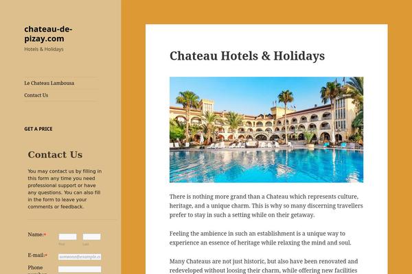 chateau-de-pizay.com site used Twenty Fifteen