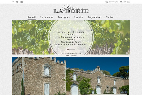 chateau-la-borie.com site used Chateaulaborie