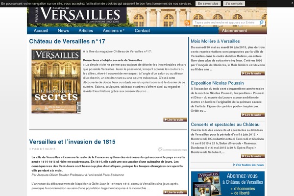 chateau-versailles-magazine.fr site used Versailles-theme