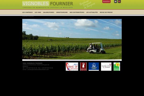 chateaudebonhoste.com site used Bonhoste