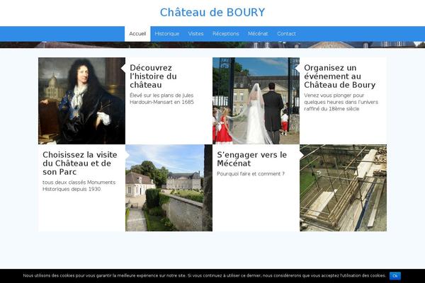 chateaudeboury.com site used Boury