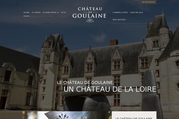 chateaudegoulaine.fr site used Theme-chateau