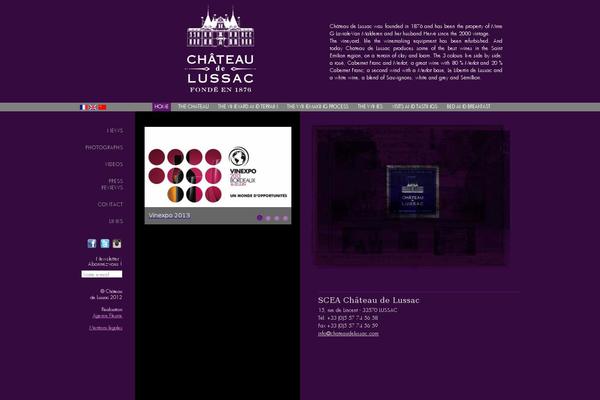 chateaudelussac.com site used Franck_base