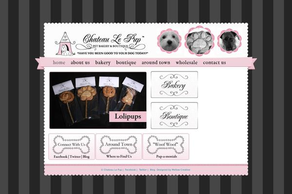 Cute_sweet theme site design template sample