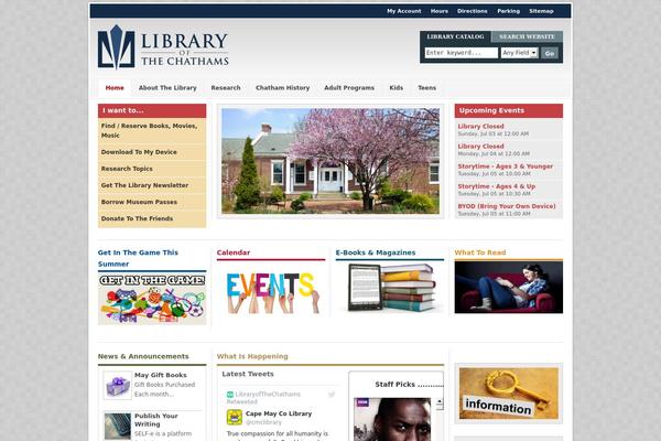 chatham-library.org site used Chathamlibrary