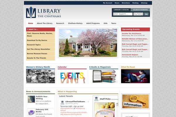 ChathamLibrary theme websites examples