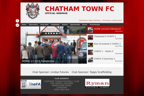 chathamtownfc.info site used Footballclub-2.4.2