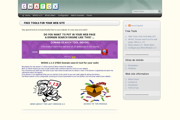 chatox.com site used Wp Tube 2
