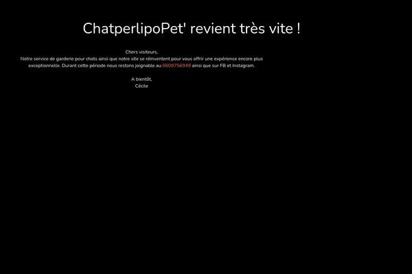 chatperlipopet.fr site used X | The Theme