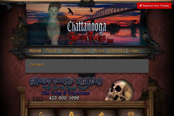 chattanoogaghosttours.com site used Evolve2