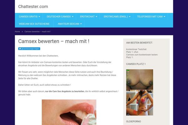 WordPress website example screenshot