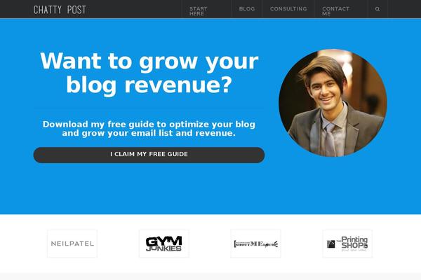 WordPress website example screenshot
