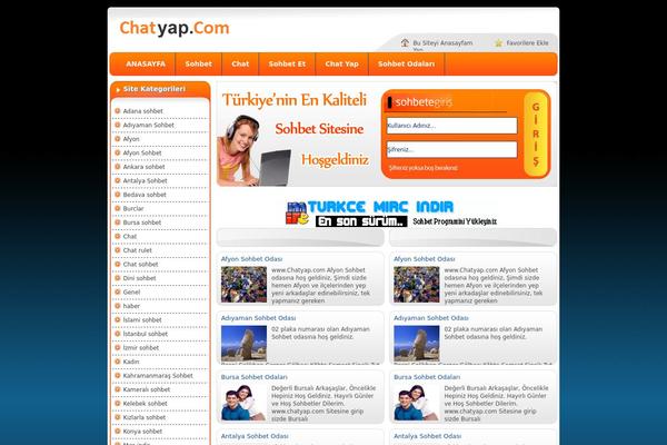 chatyap.com site used Chat