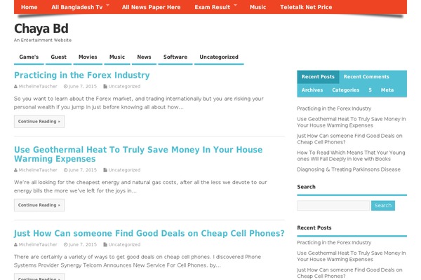 MesoColumn theme site design template sample