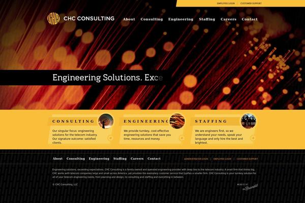 Chc theme site design template sample