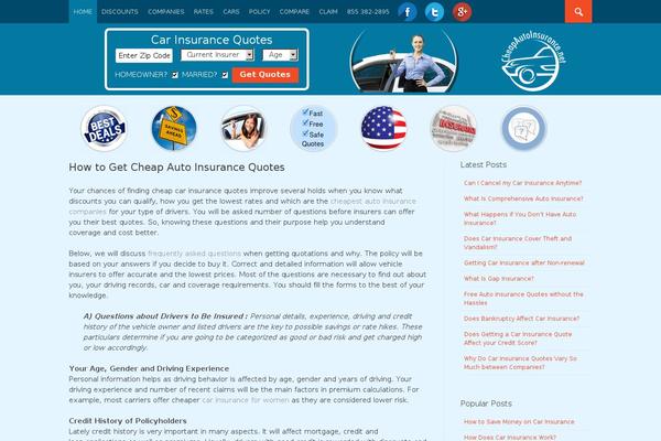 WordPress website example screenshot