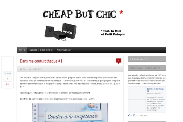 cheapbutchic.fr site used Boulevard_theme