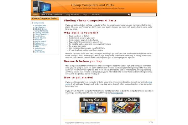 cheapcomputersandparts.com site used Ccap