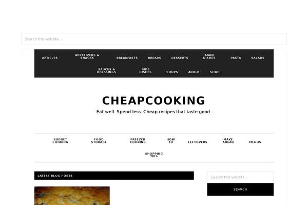 cheapcooking.com site used Foodiepro-v320