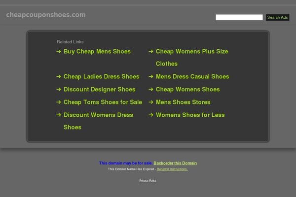 cheapcouponshoes.com site used Rbox