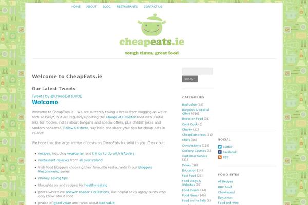 cheapeats.ie site used Cheapeats-responsive