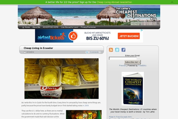 cheapestdestinationsblog.com site used Mediavine-trellis-child