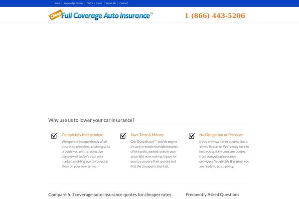 cheapfullcoverageautoinsurance.com site used Newfull