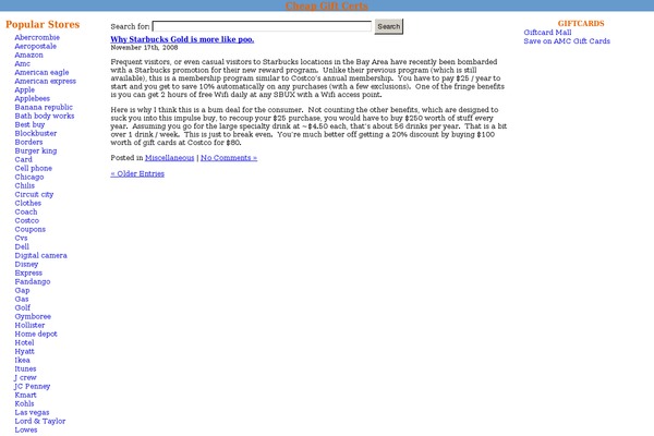 cheapgiftcerts.com site used Cheapgiftcerts