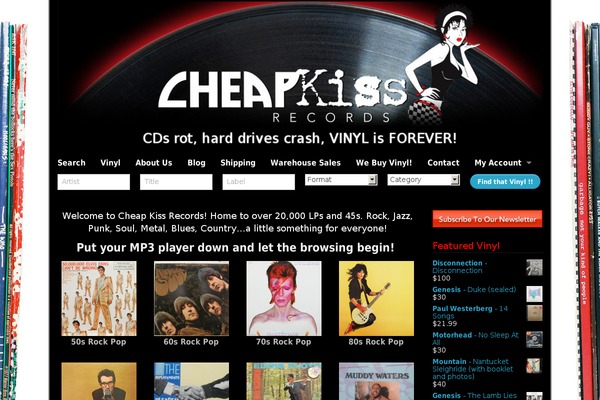 Site using Cheapkiss plugin