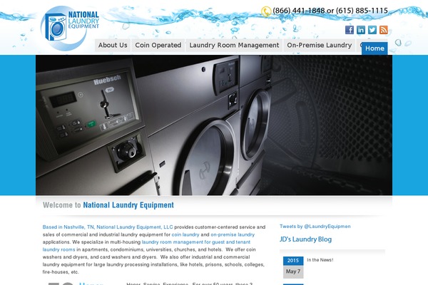 cheaplaundryequipment.com site used Nle-theme