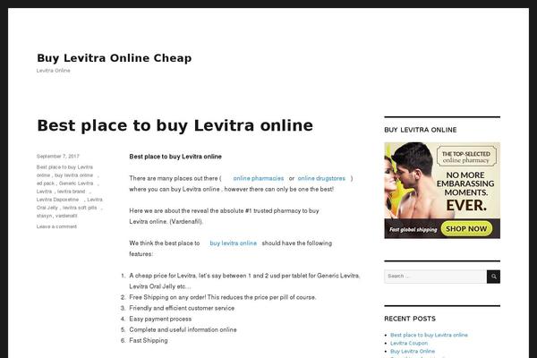 cheaplevitra.net site used Twenty Sixteen