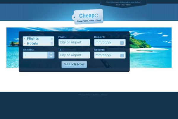 cheapo.com site used Cheapo
