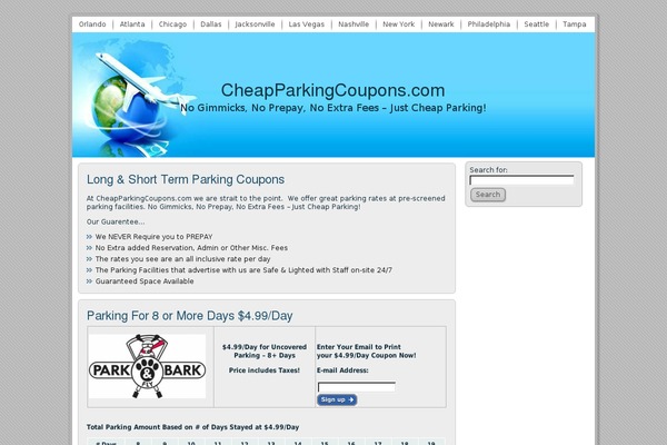 cheapparkingcoupons.com site used Global_air_travels_bue099