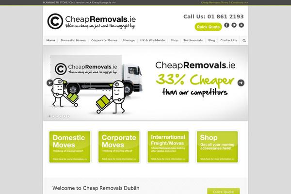 cheapremovals.ie site used Cheapremovals