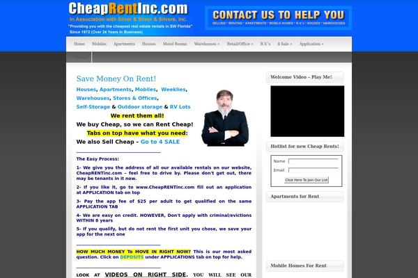 cheaprentinc.com site used Simplismtheme