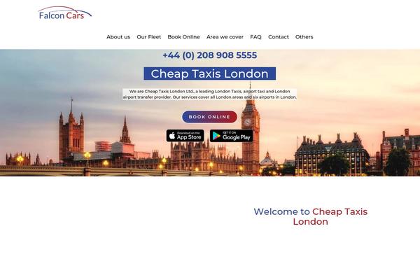 cheaptaxislondon.com site used Kloud