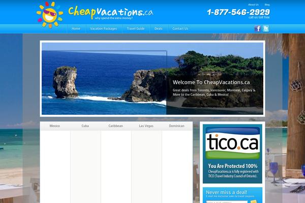 cheapvacations.ca site used Cpv