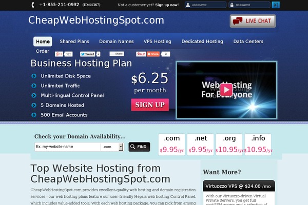 cheapwebhostingspot.com site used Business-satellite